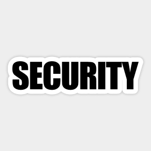 Security Sticker